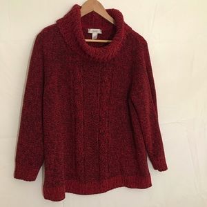 Red Turtleneck Sweater